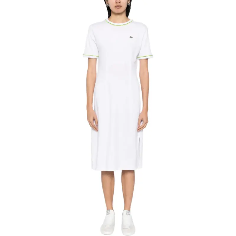 LACOSTE Trimmed Jersey Dress-1