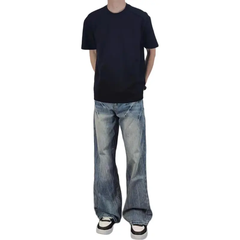 Hypeyourself Jeans Unisex Elegant Blue-1