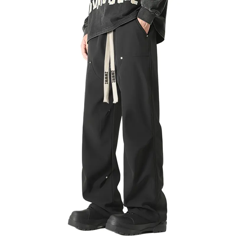 ZWWWZ Knitted Sports Pants Unisex-2