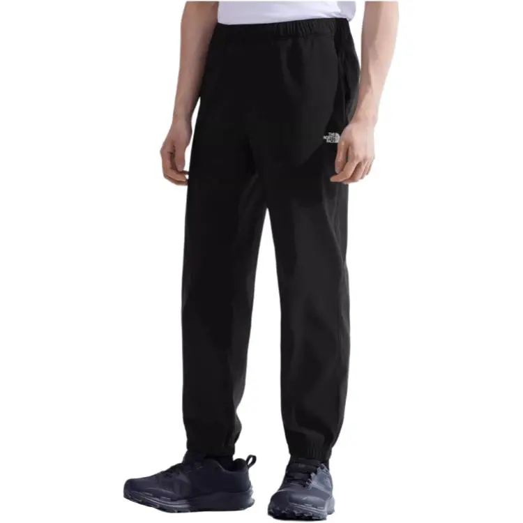 THE NORTH FACE SS25 Knitted Sports Pants Men's Cosmic Black-1