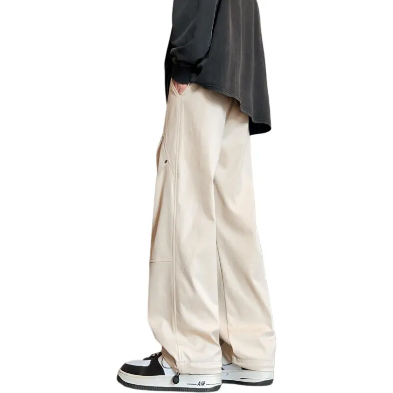 IGOI Casual Pants Unisex Navy Blue-7