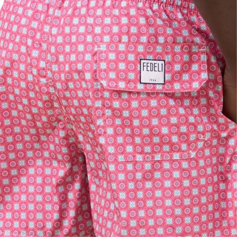 FEDELI Printed Swimming Shorts-5