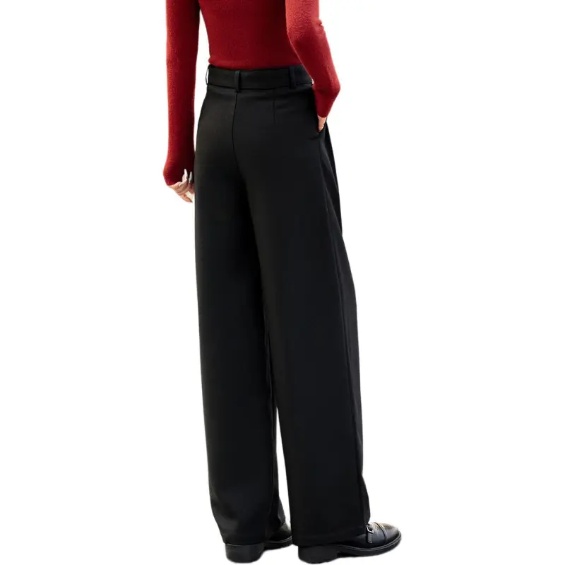 Mo Han Yi Mei Casual Pants Women's Black-3