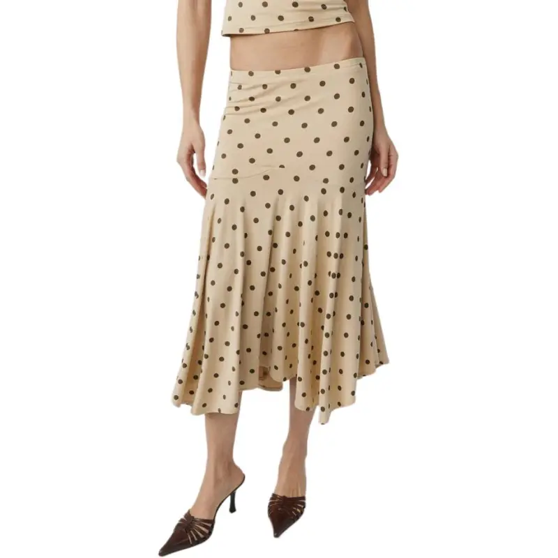 WITH JEAN SS25 Maeve Casual Long Skirt Women's-2