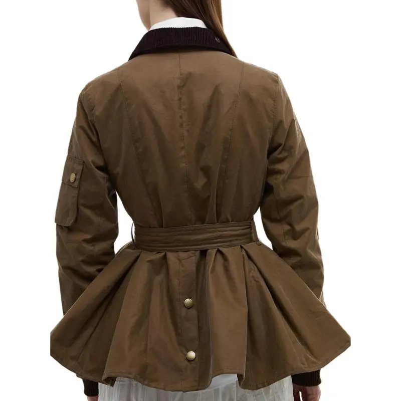 BARBOUR X Erdem Constance Waxed Jacket-2
