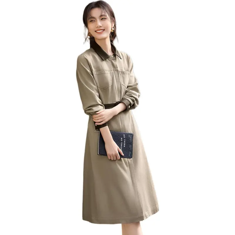 XWI Long Sleeved Dress Women's Oat-2