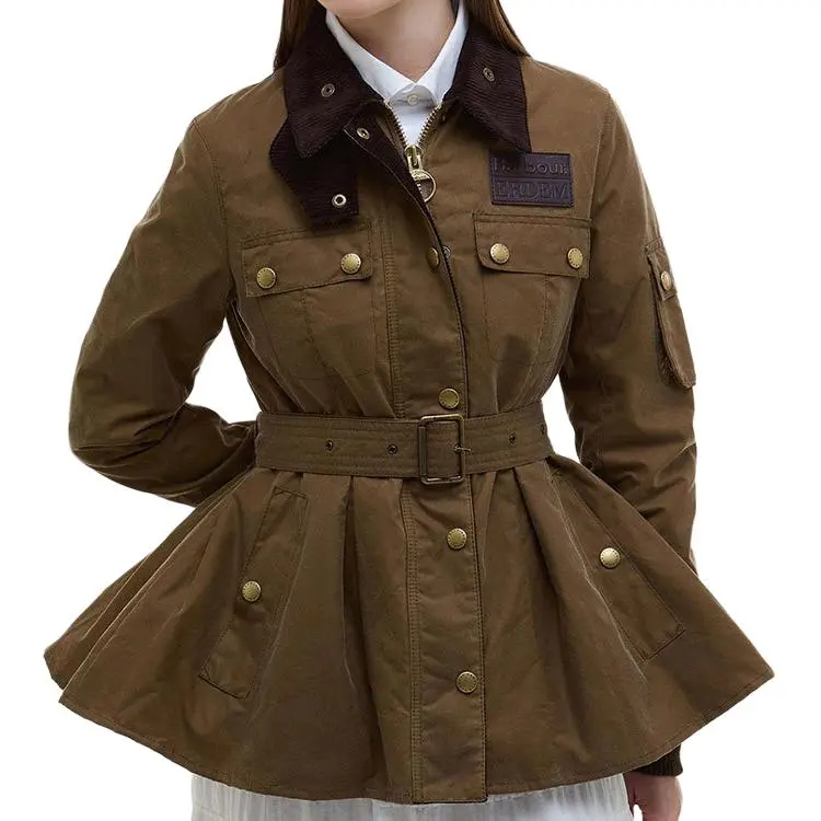 BARBOUR X Erdem Constance Waxed Jacket-1