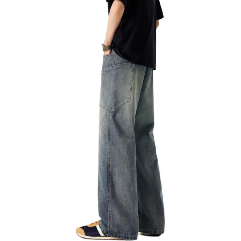 POLAR BEAR Jeans Unisex Vintage Blue-1