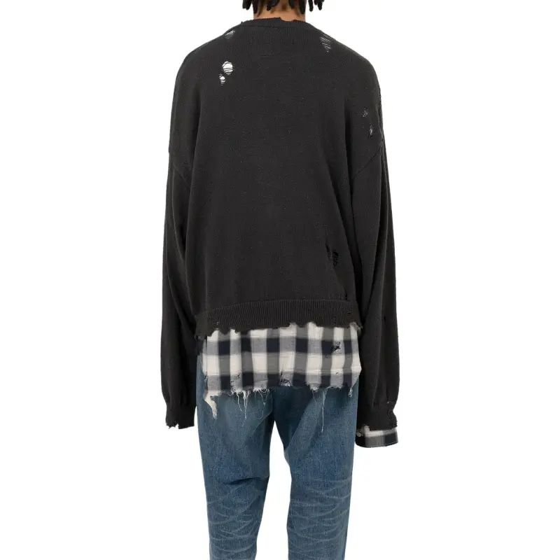 Maison Mihara Yasuhiro Shirt Layered Sweater-3