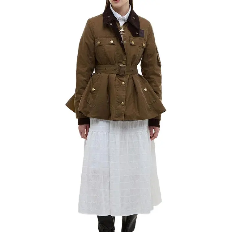 BARBOUR X Erdem Constance Waxed Jacket-4