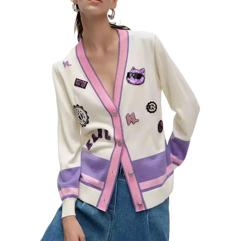 KARL LAGERFELD SS24 Sweater Women's White-3