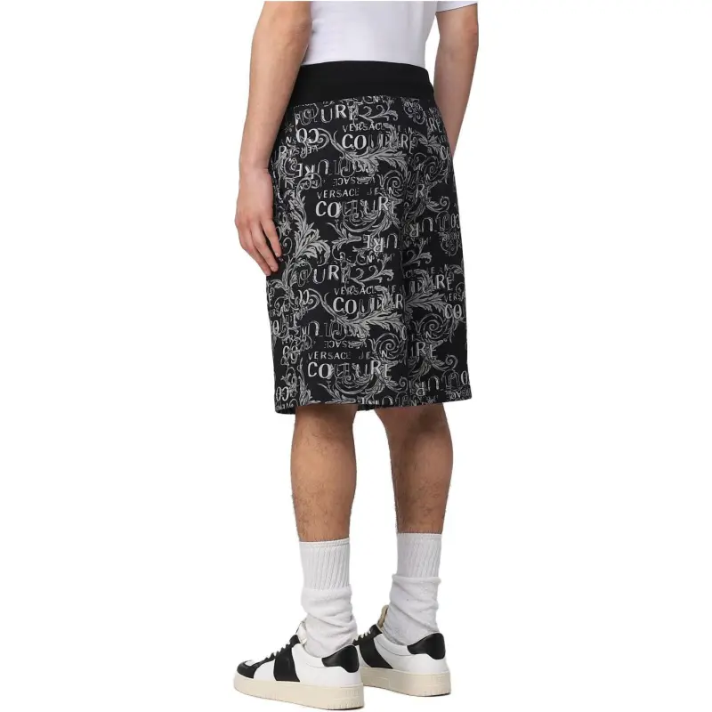 VERSACE JEANS COUTURE Logo print Bermuda Shorts-3