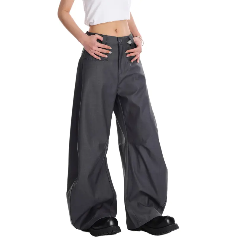 KVIV Suit Trousers Men Gray -3