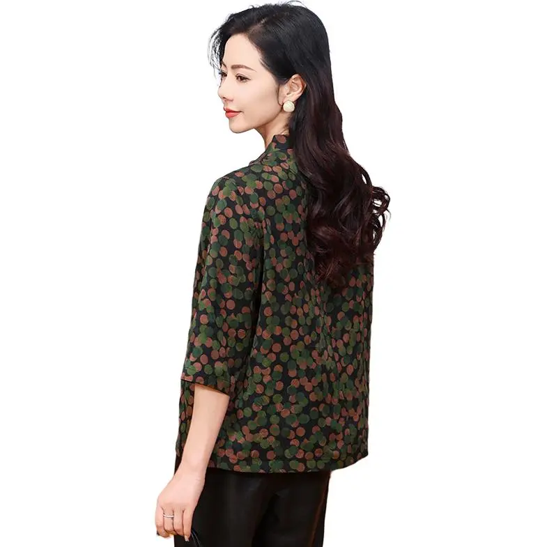 Yi Mengyuan Silk Shirt Women's Image Color-1