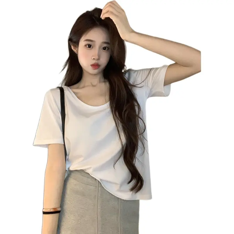 GOSO T Shirts Women's White-2