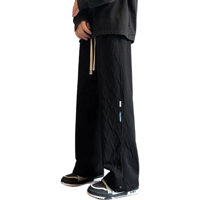 ZYKY Casual Pants Unisex Beige Yellow-1