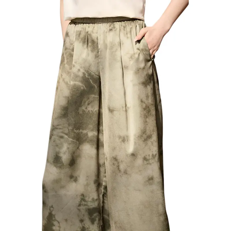 XWI Casual Pants Women's Moss Green Color-2
