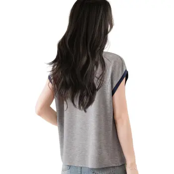 JEANSWEST T Shirt Summer Women's Gray