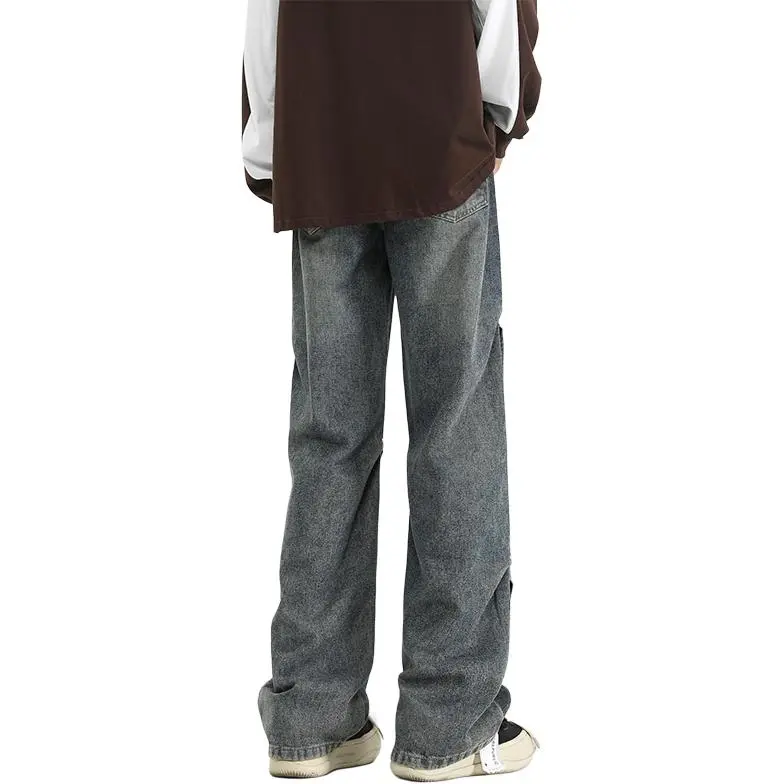 PAINT STAIN Jeans Unisex Dark Purple-69