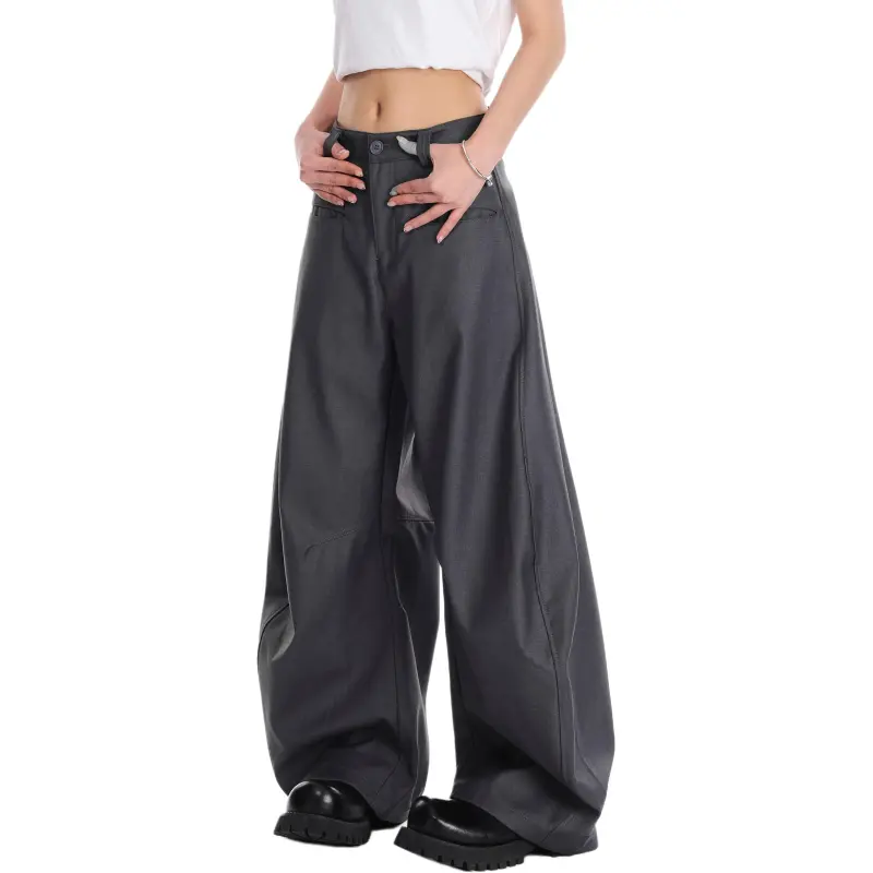 KVIV Suit Trousers Men Gray -4