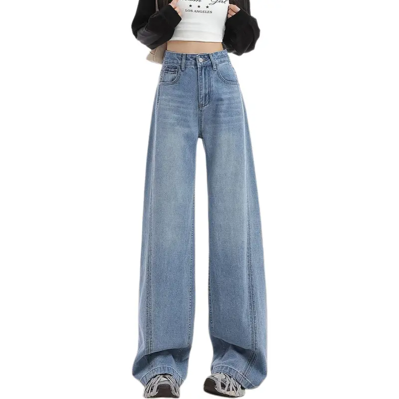 Weixi Jeans Women's Jade Sea Blue-2