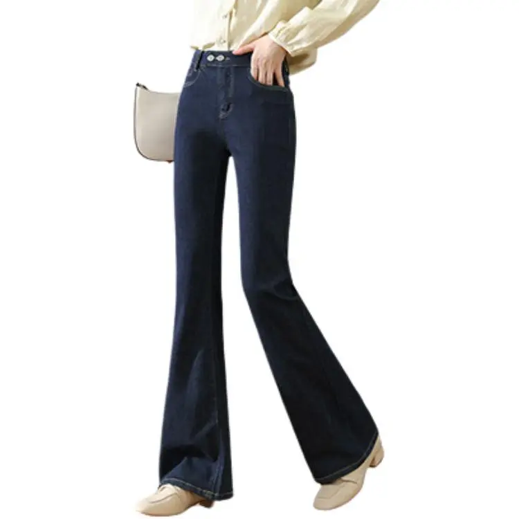 HIPPIEMISS Jeans Women's Normal Washed Blue-1