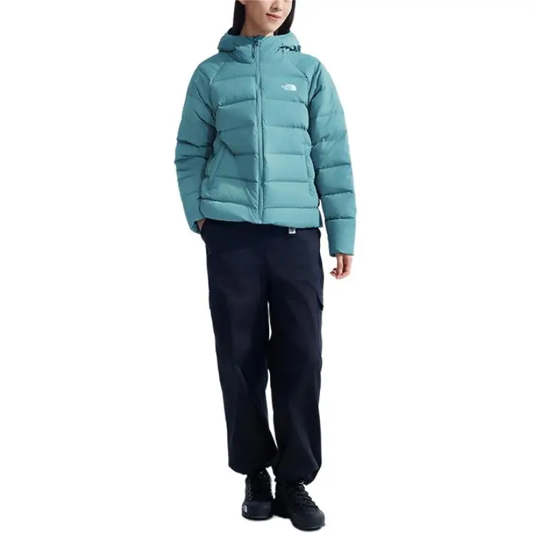 THE NORTH FACE City Outdoor Collection Down Jacket Women's Warm Seaweed Blue-3