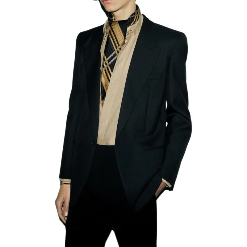 SAINT LAURENT Single breasted Blazer-2