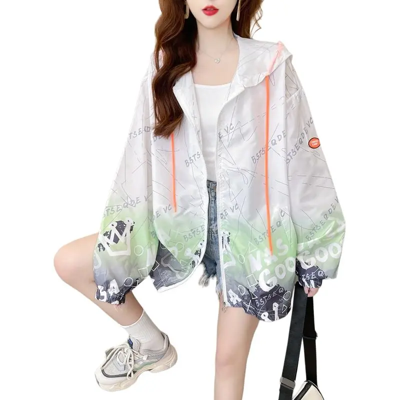 Flowers In Water Cropped Coat Women's-6