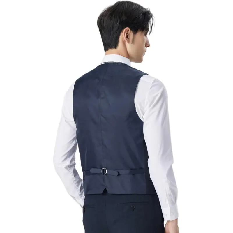 ZIOZIA Vests Men Navy Blue-1
