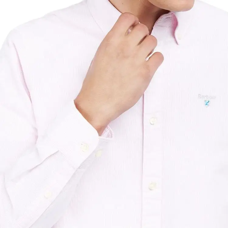 BARBOUR Shirts Men Pink-4
