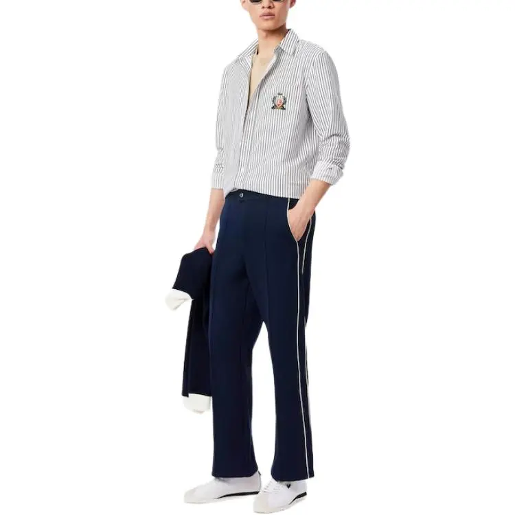 LACOSTE Embroidered logo Trousers-3