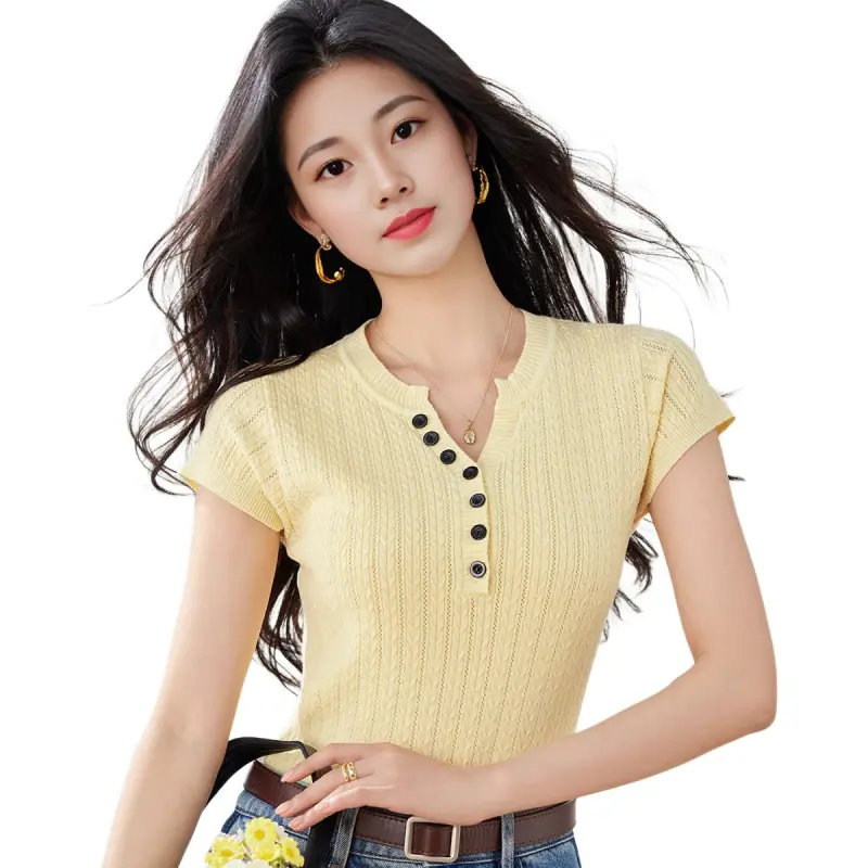X MOOM Knitwear Women's Yellow-2