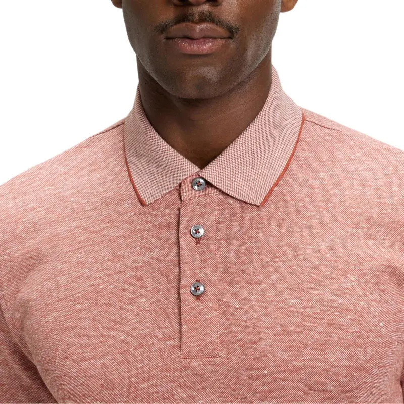 HUGO BOSS Polo Shirt Men's Dark Orange-4