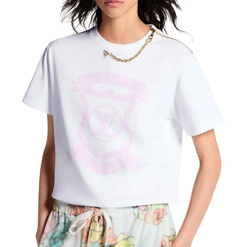 LOUIS VUITTON SS25 Regular T Shirt Women's White-3