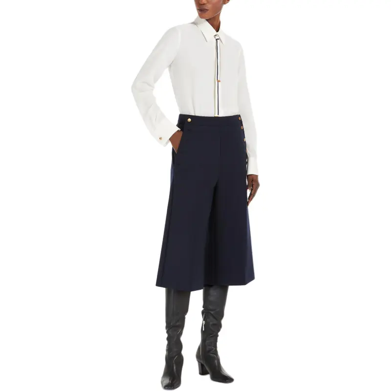 MaxMara Apollo Ribbon Detailed Long Sleeved Shirt-3