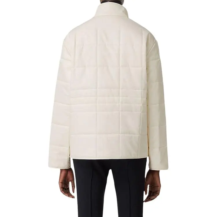 Burberry Jackets Coats Women's White-3