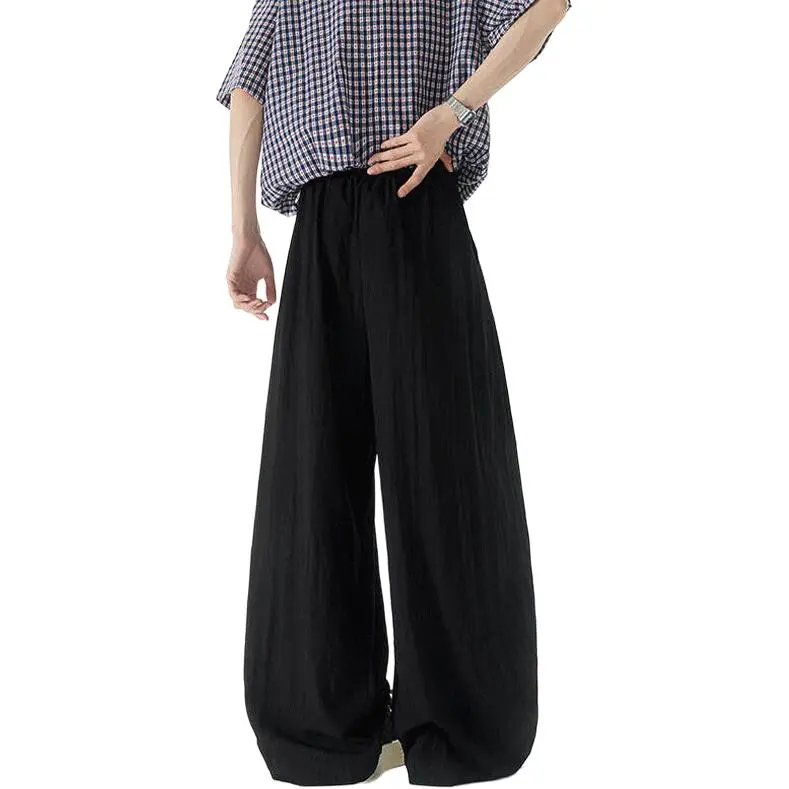 DARK HORSE Casual Pants Unisex Navy Blue-1