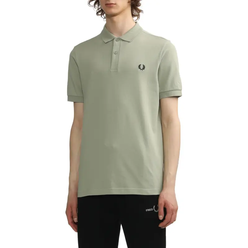 FRED PERRY FW24 Polo Shirt Men's Moss Green-3
