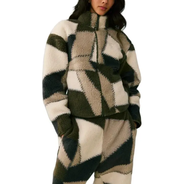 KITH FW24 Waverly II Velvet-feel Coat Women's Multicolor-2