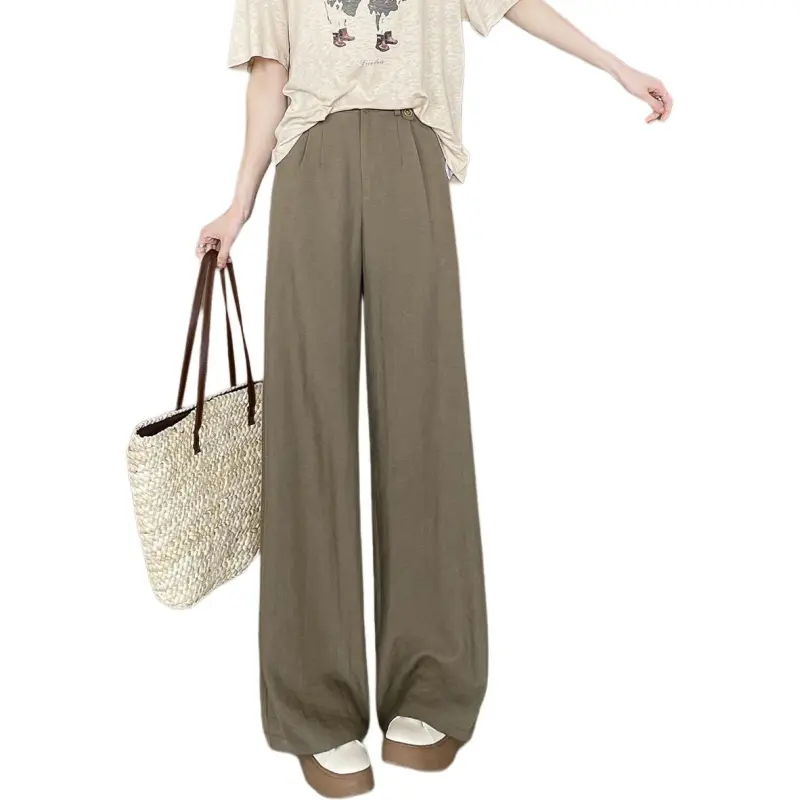 Weixi Casual Pants Women's Khaki-4