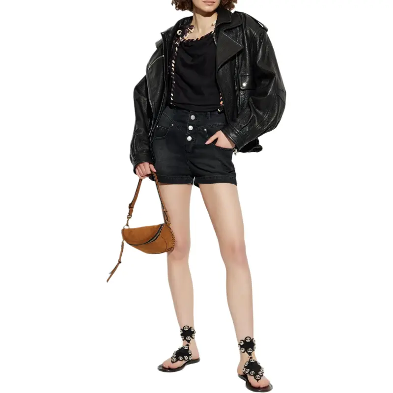 ISABEL MARANT Jovany Denim Shorts-3