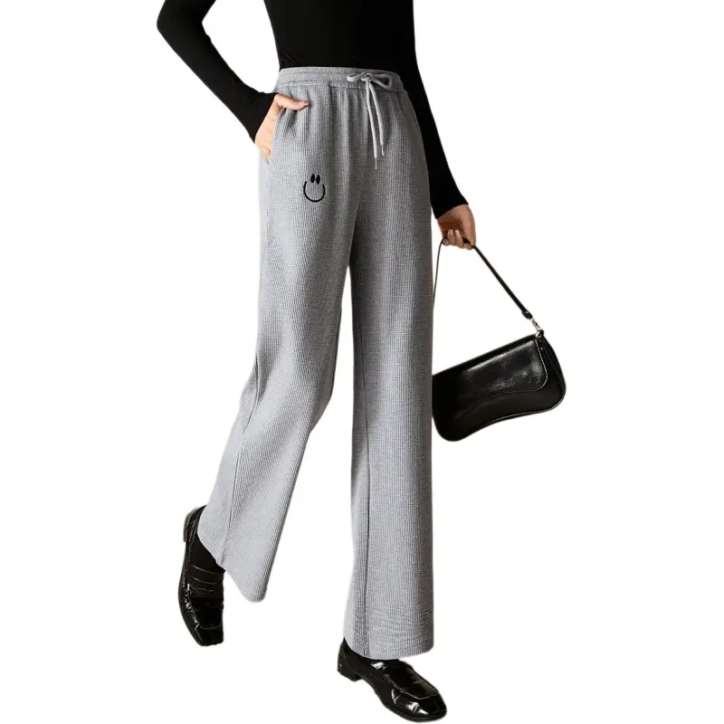 Mo Han Yi Mei Casual Pants Women's Heather Gray-1