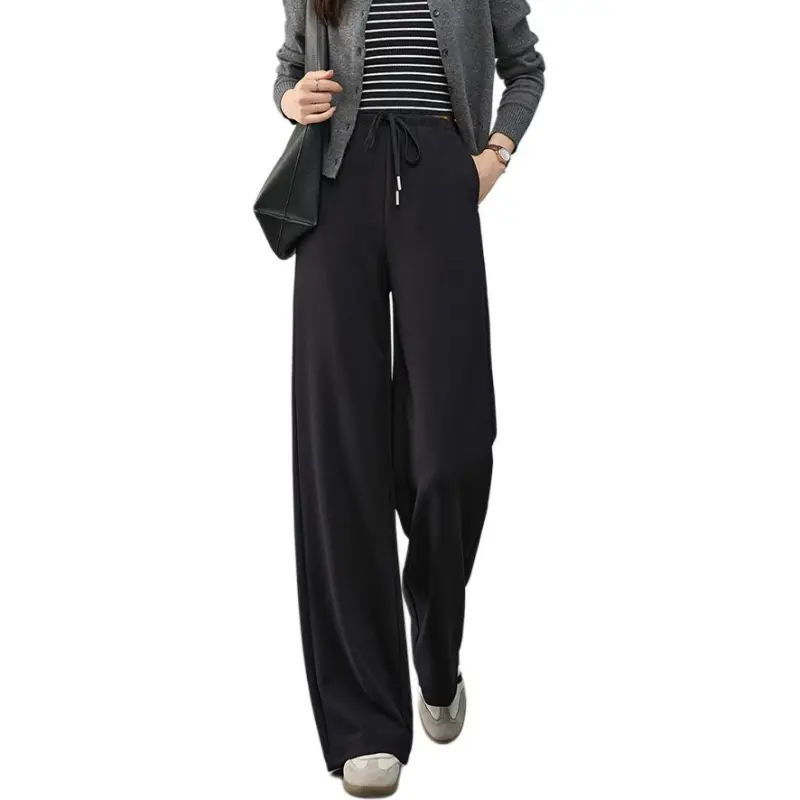 YALIDA Casual Pants Women's Meteorite Black-1