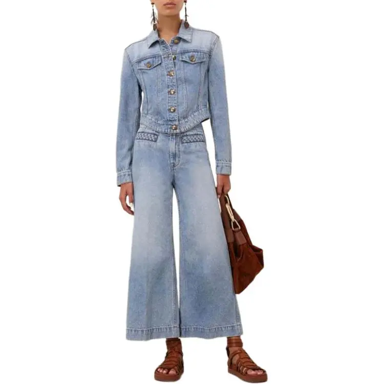 Zimmermann SS25 Denim Jacket Women's Blue-1