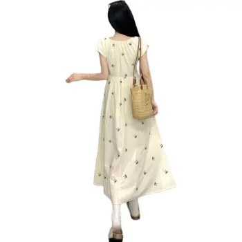 ABCMININ Short Sleeved Dress Women's Image Color
