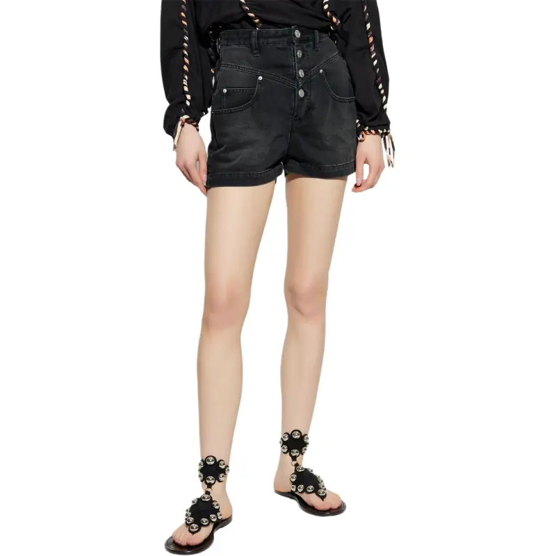 ISABEL MARANT Jovany Denim Shorts-1