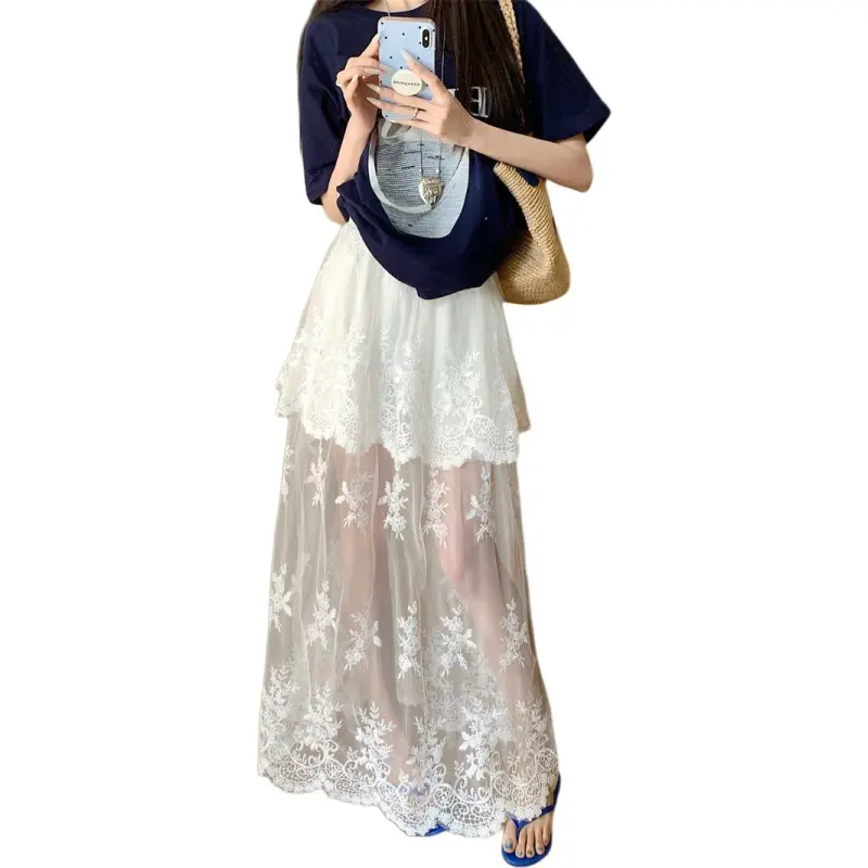 Dior Beauty Casual Long Skirt Women's-11