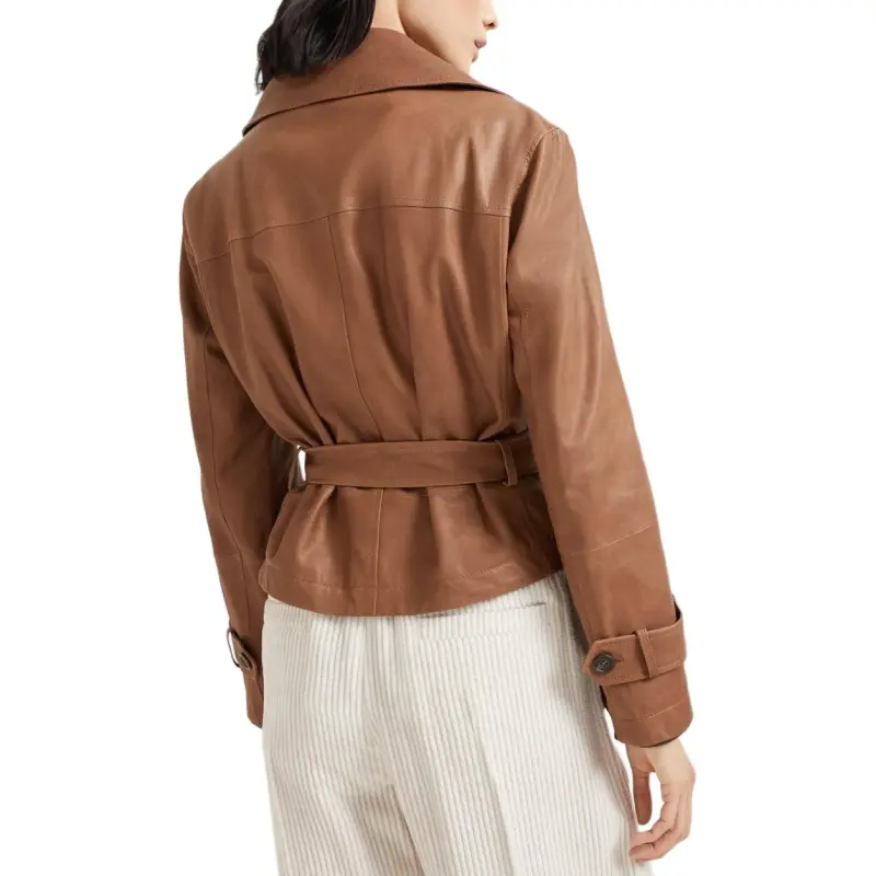 Brunello Cucinelli Leather Jacket-1