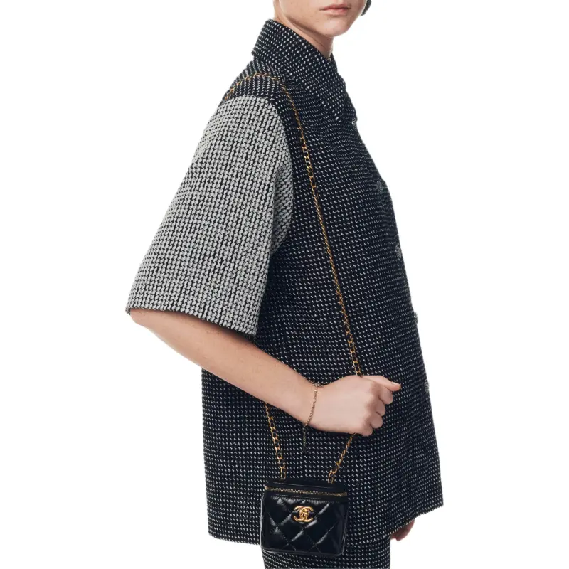 CHANEL 25P Spring Summer Preview Collection Shirt Women's Black-3